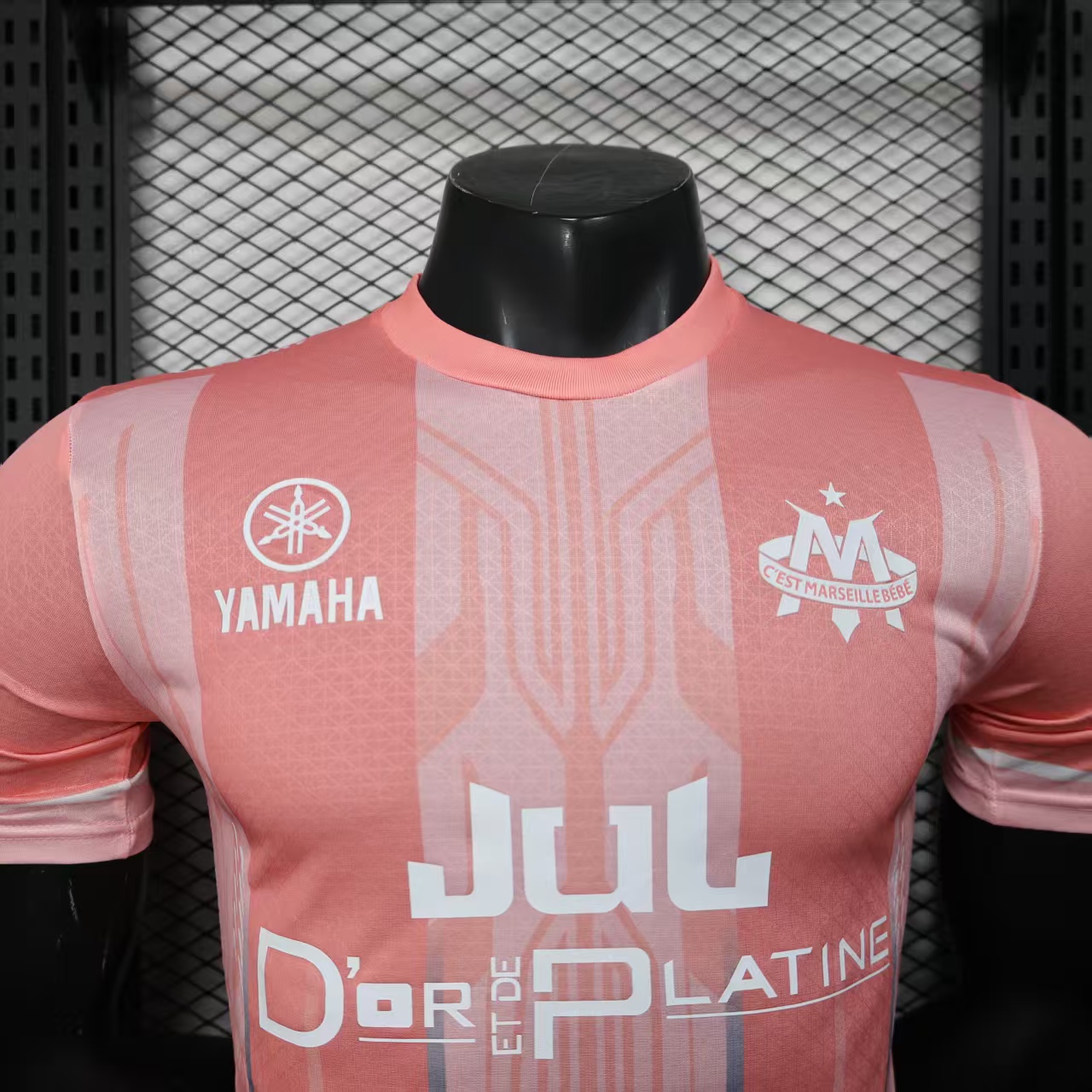 2025/2026 Player Version Olympique de Marseille Special Edition Pink Football Jersey 1:1 Thai Quality