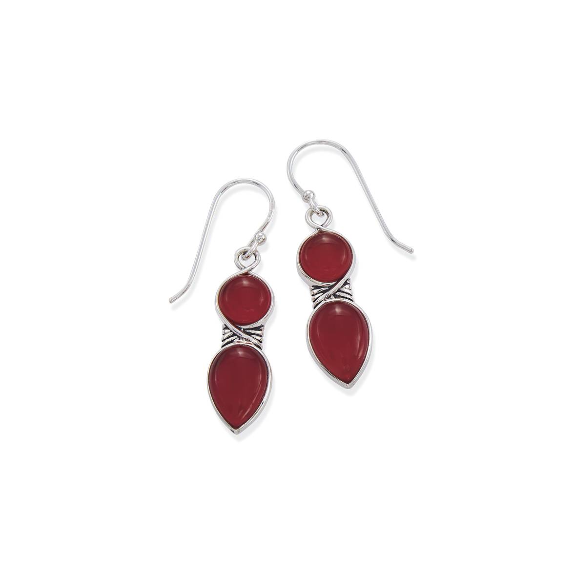 Carnelian & Sterling Earrings - Northstyle Catalog
