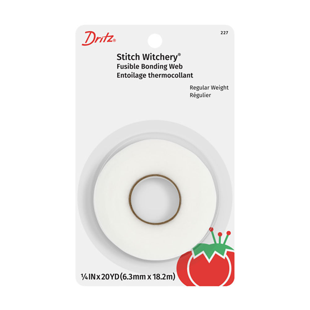 Dritz Stitch Witchery® Fusible Bonding Web - Regular Weight - 0.25