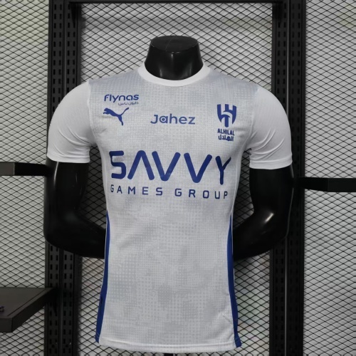2025/2026 Player Version Al-Hilal Saudi Training Suit Football Shirt 1:1 Thai Quality