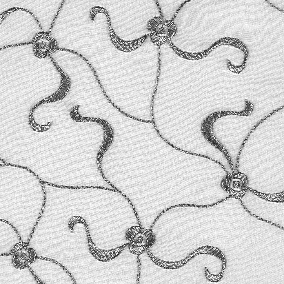 Iridescent Gray Floral Embr & Eyelet - Joann Fabrics