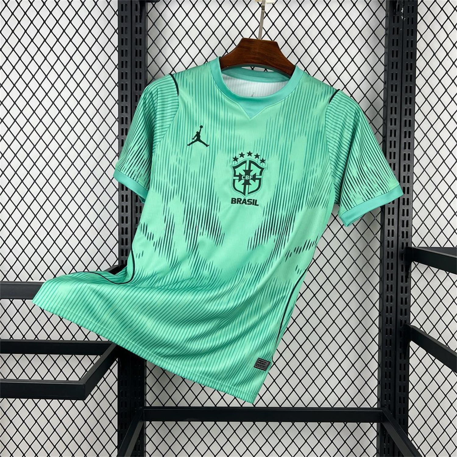 Brazil 2026 Mint Green Goalkeeper Jersey - Fans Version - UnitedFutballJersey