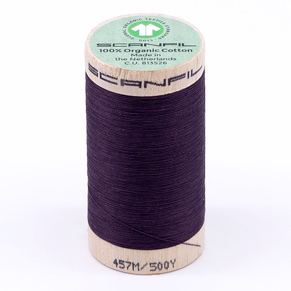 SCANFIL® 50wt Organic Pima Cotton Thread 500 yds - 4845 Plum Perfect - Joann Fabrics