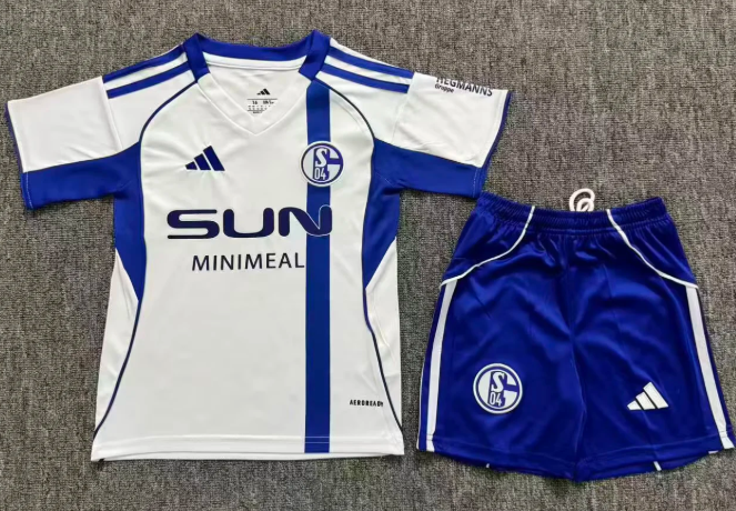 2025/2026 Schalke 04 Away Football Jersey 1:1 Thai Quality Kids Size