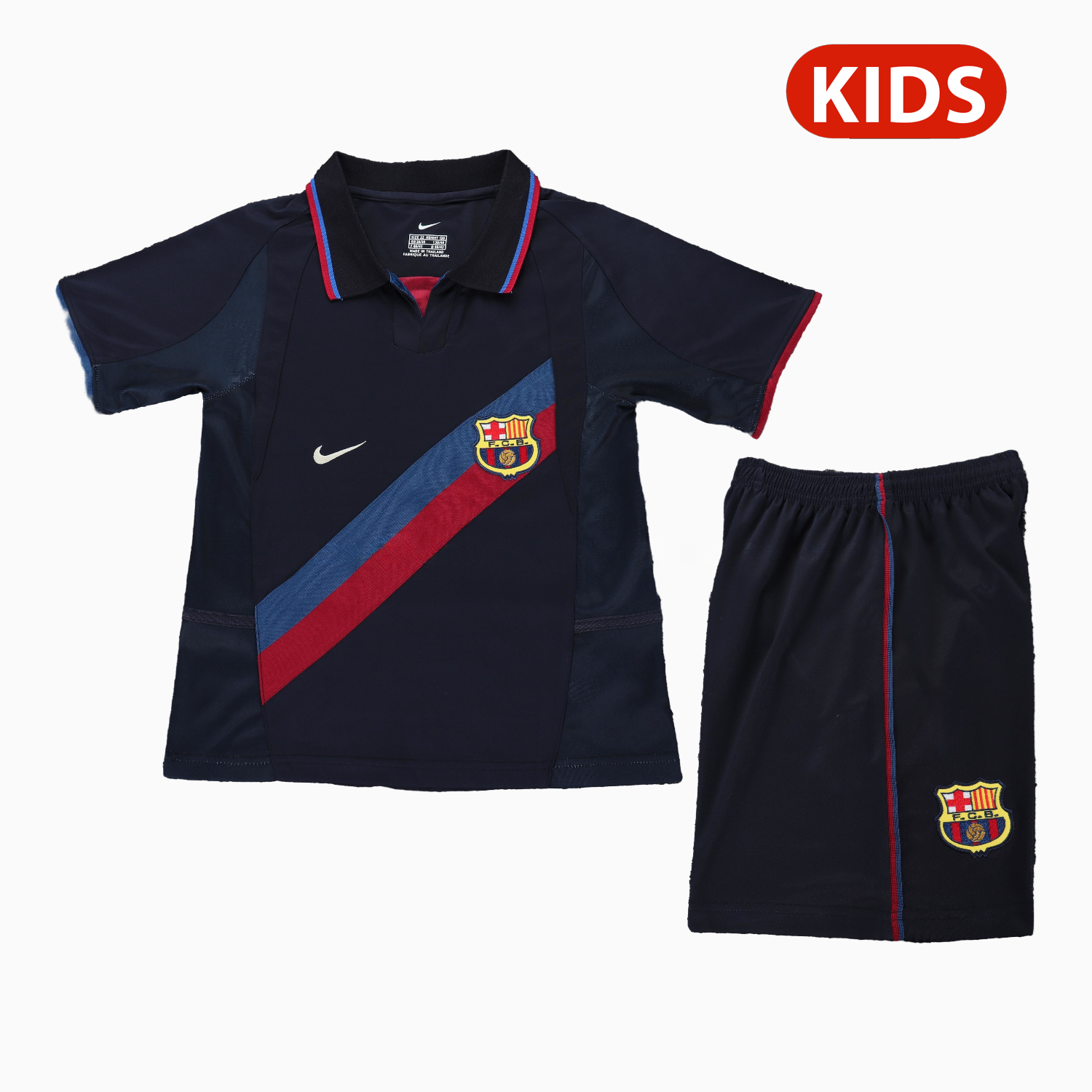 Retro Barcelona 2002-03 Third Kids Kit - UnitedFutballJersey