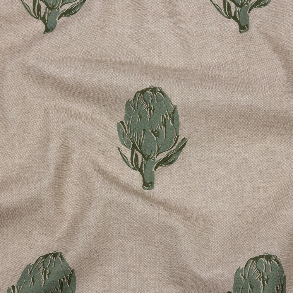 Cotton Canvas Print - Fern Artichokes - British Imported - Joann Fabrics