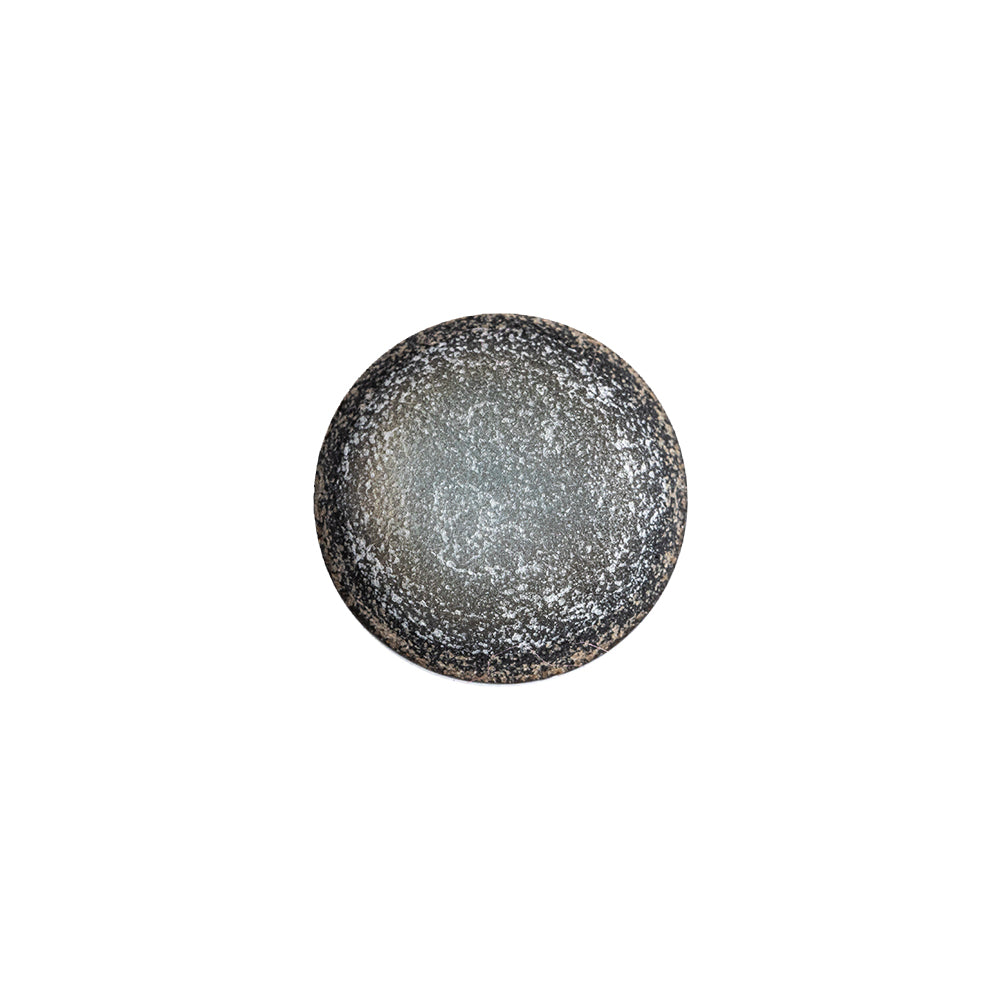Italian Opal, White and Black Speckled Iridescent Shank Back Button - 22L/14mm - Joann Fabrics