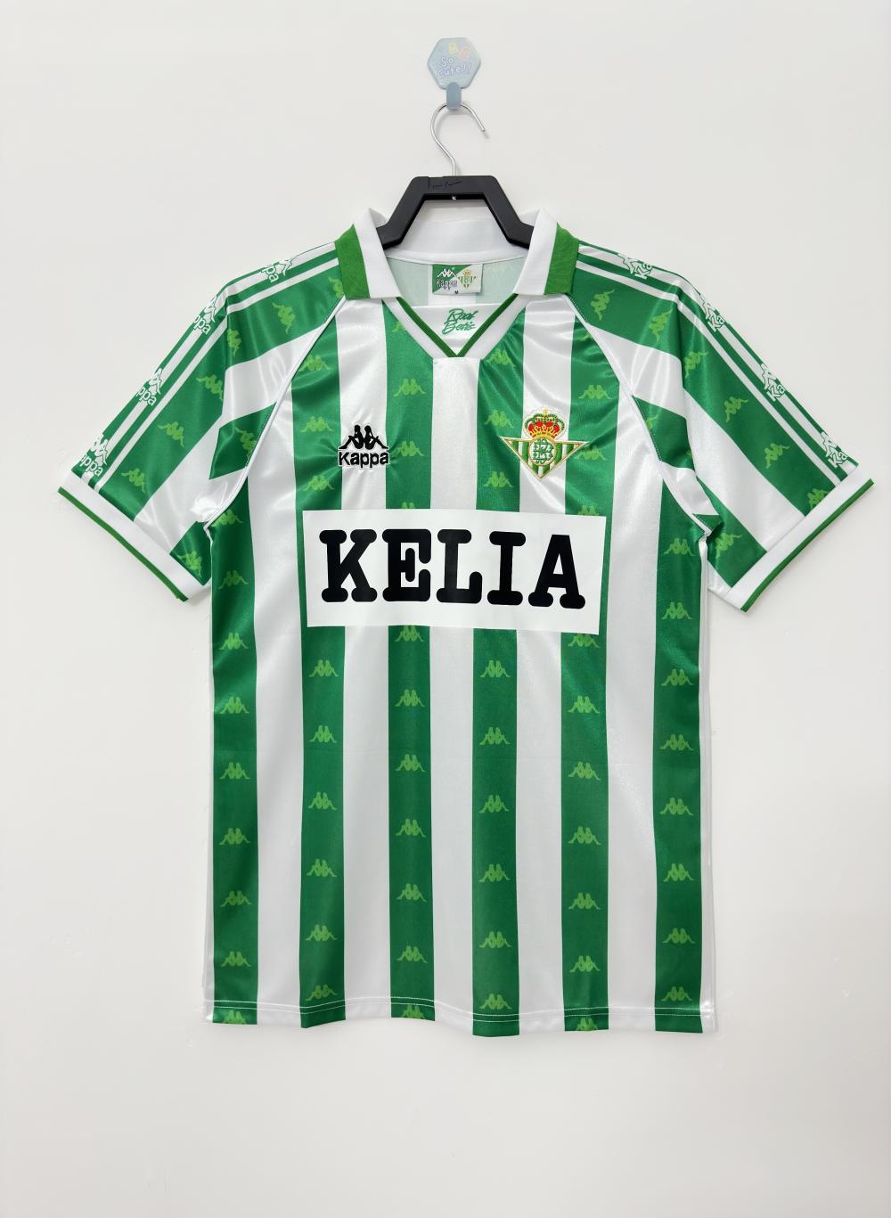 1995/1997 Retro Real Betis Home With Sponsors Football Shirt 1:1 Thai Quality