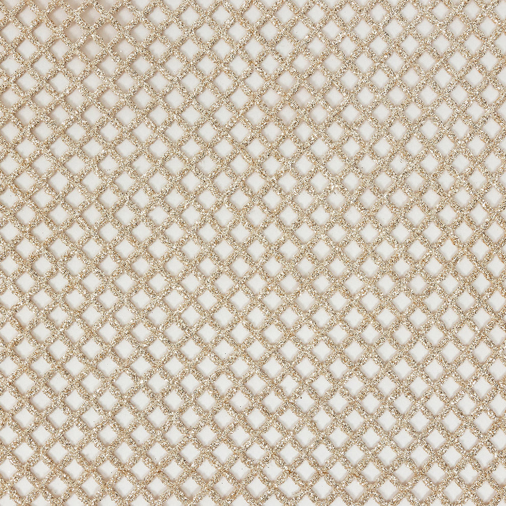 Guipure Lace with Glitter - Champagne Diamonds - Joann Fabrics