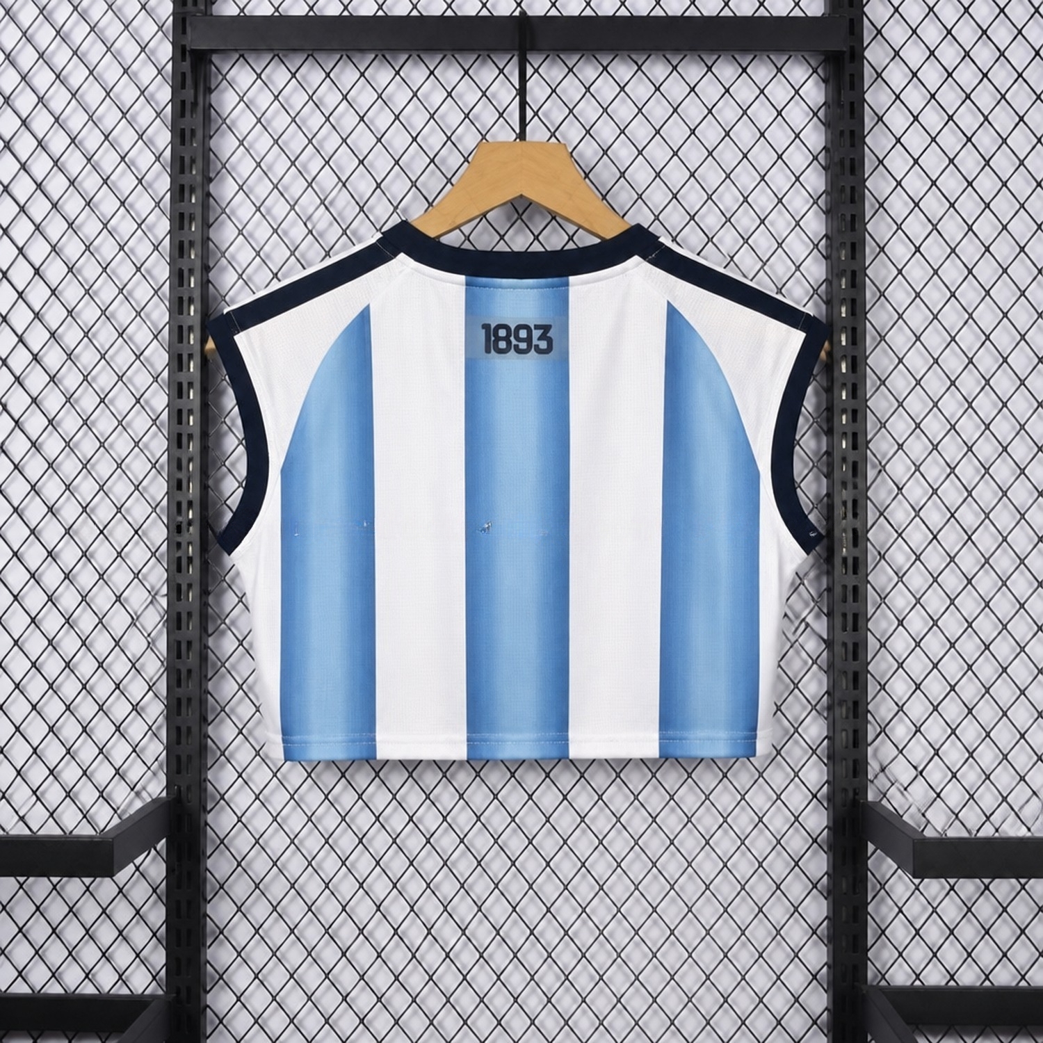 Women's Argentina 2026 Home Cropped Sleeveless Jersey - Fans Version - UnitedFutballJersey