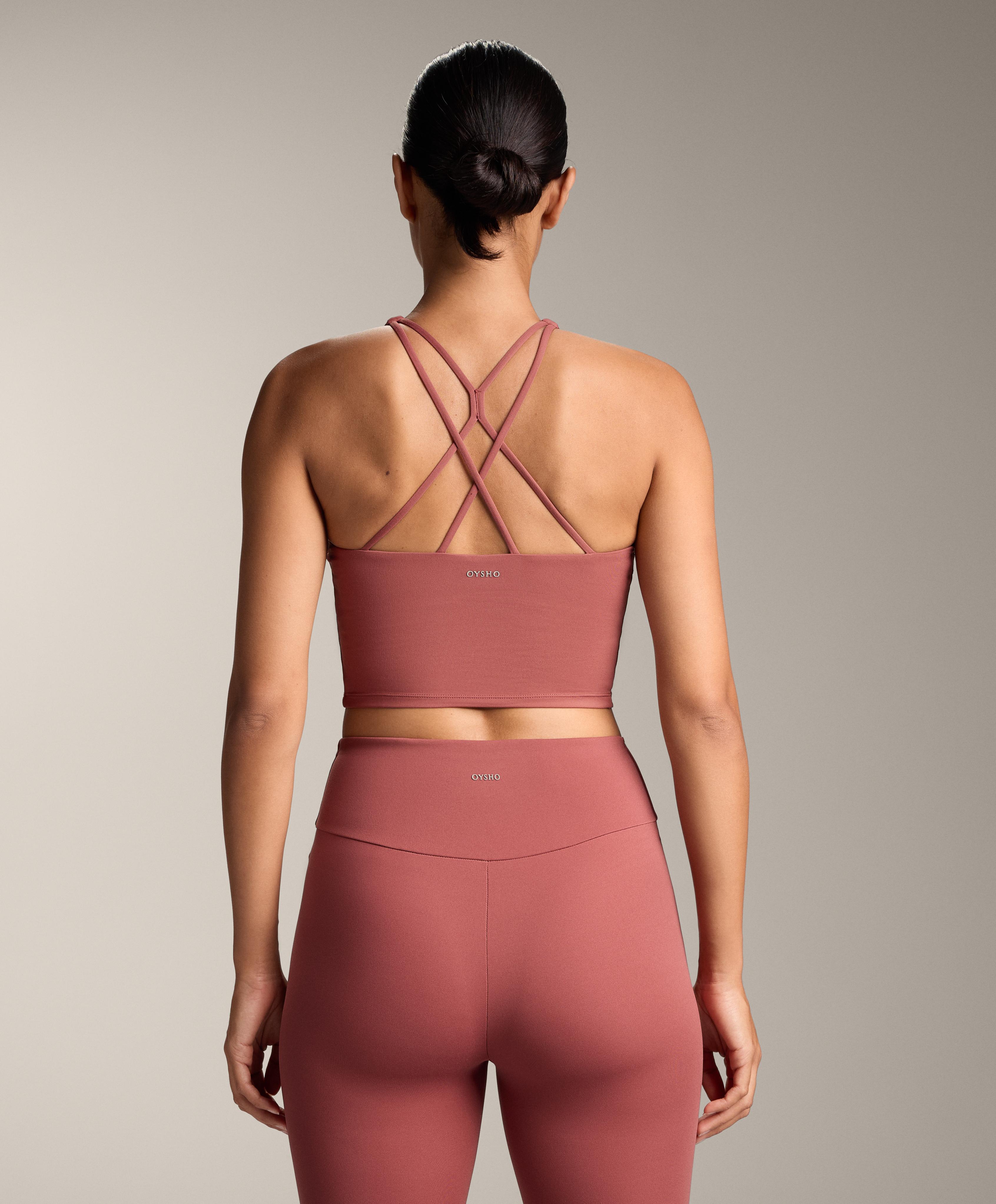 Comfortlux strap tank top with cups