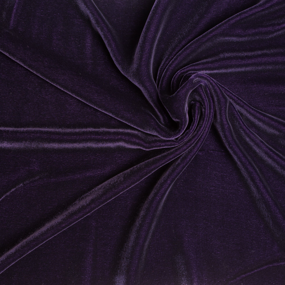 Soft Rayon-Silk Velvet - Plum - Cicero Collection - Joann Fabrics