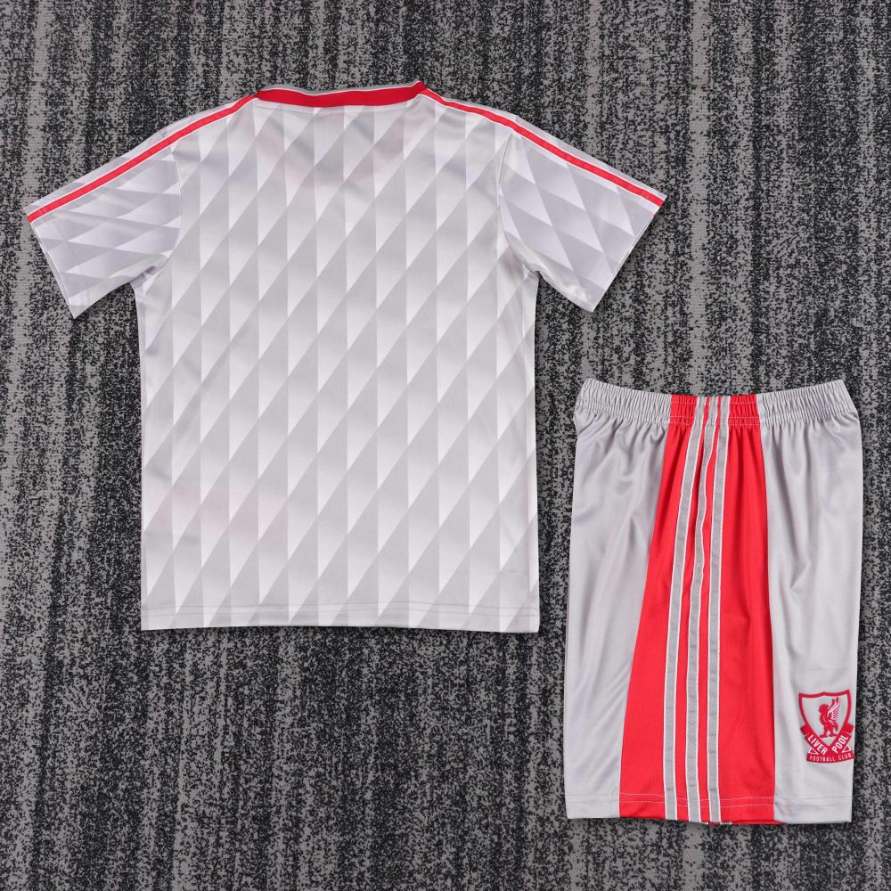 1989-1991 Retro Liverpool Away Football Jersey 1:1 Thai Quality Kids Size