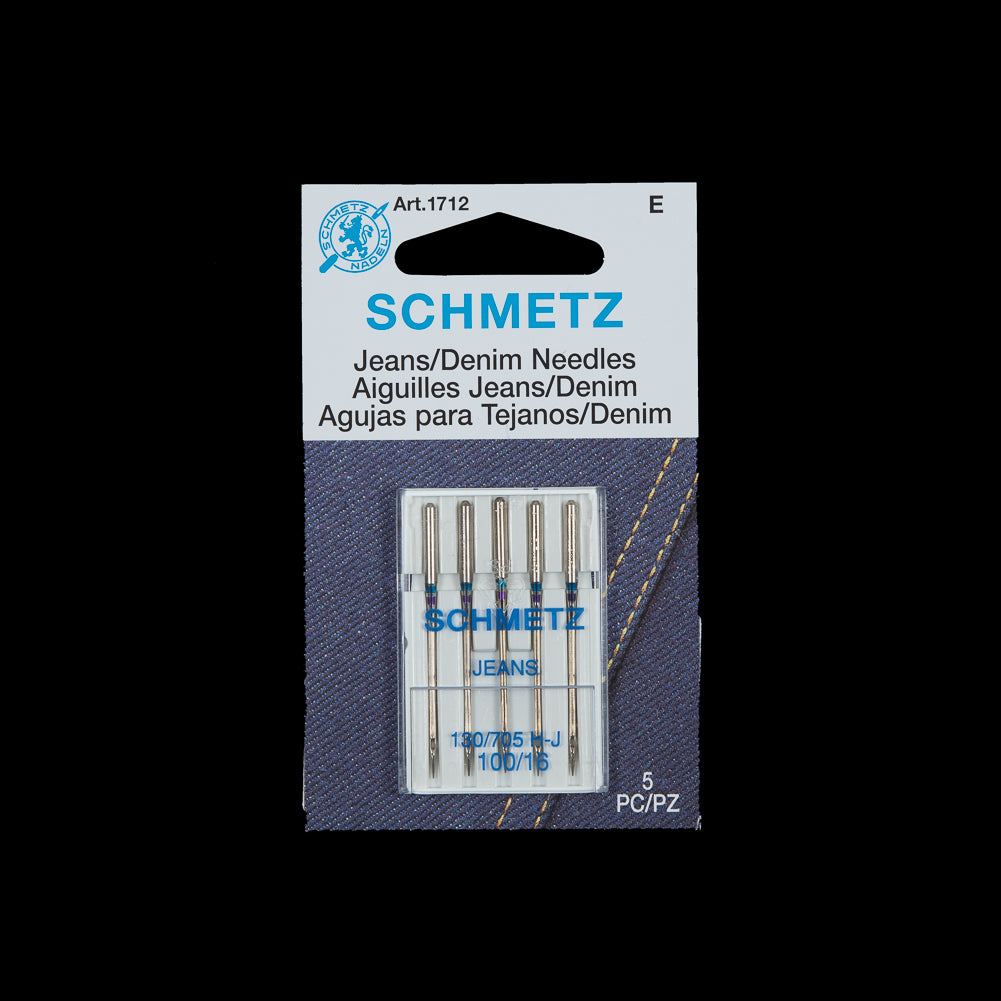 Schmetz Denim/Jeans Machine Needles - 100/16 - 5 ct - Joann Fabrics