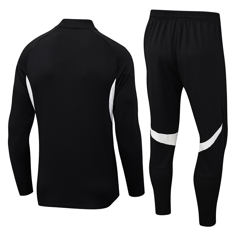 2025-2026 Liverpool Half-Pull Training Suit Black Jersey 1:1 Thai Quality Set
