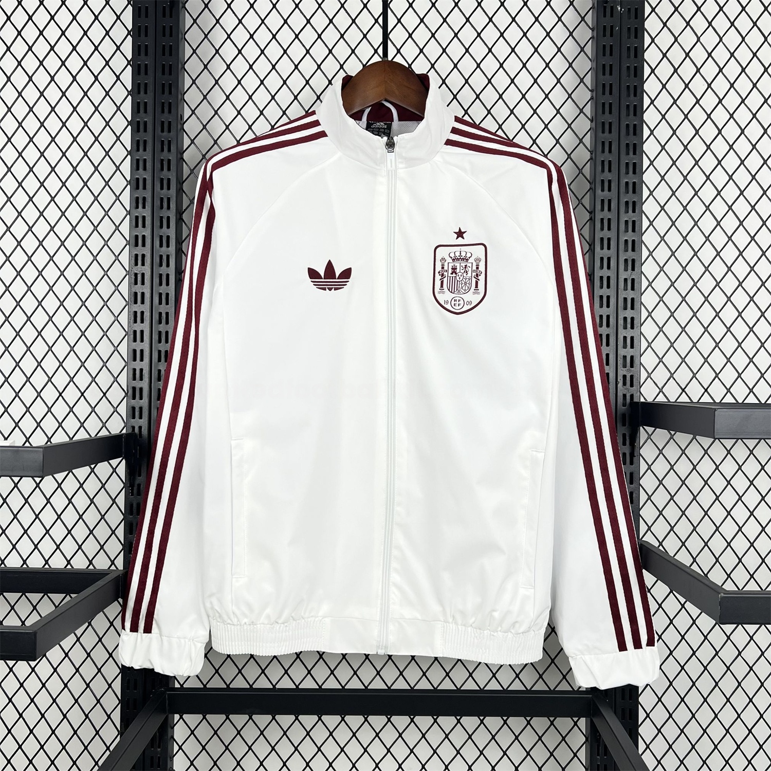 Spain 2026 Away Windbreaker Jacket - White - UnitedFutballJersey