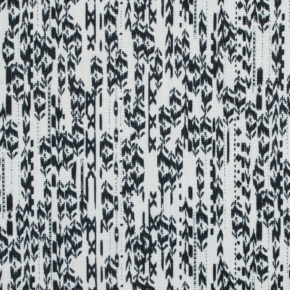 Italian Green and White Abstract Polyester Canvas - Joann Fabrics