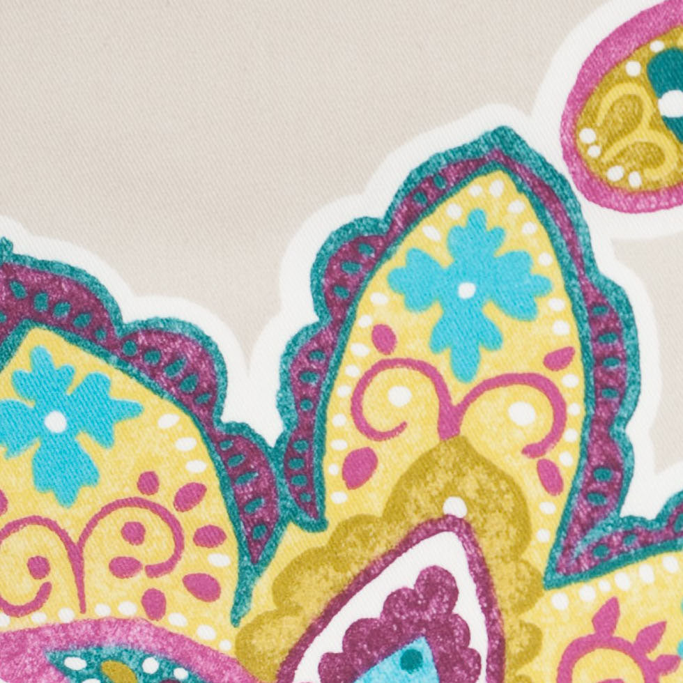Spanish Beige Floral Cotton-Polyester Print - Joann Fabrics