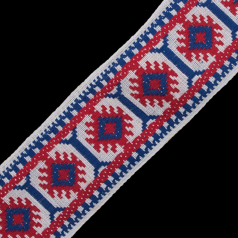 Red, White and Blue Jacquard Ribbon - 2