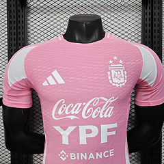 2025/2026 Player Version Argentina Training Clothes Pink Jersey 1:1 Thai Quality