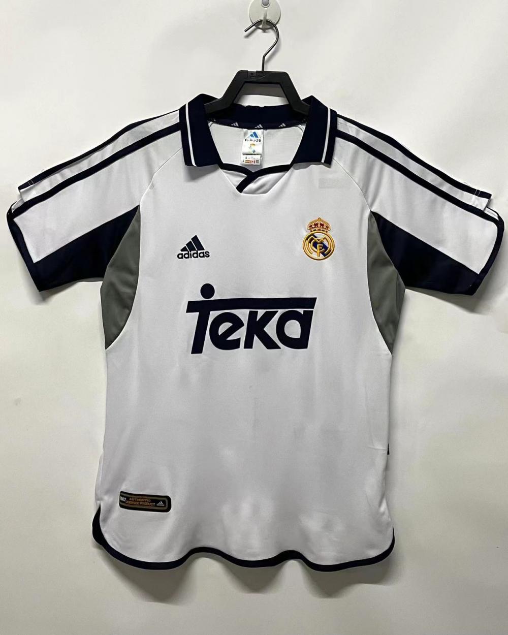 2000/2001 Retro Real Madrid Home Soccer Jersey 1:1 Thai Quality
