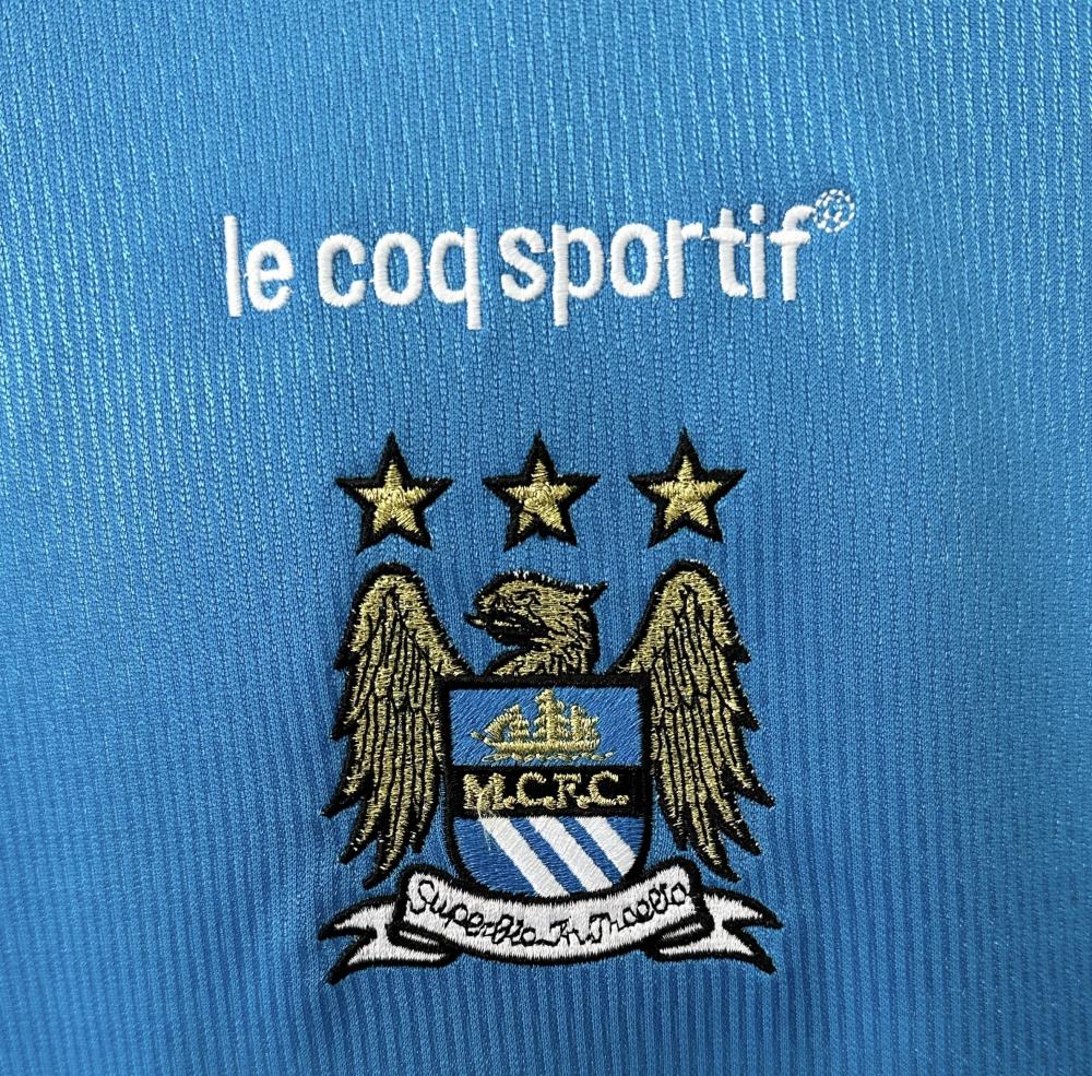 1999-2001 Retro Manchester City Home Football Shirt 1:1 Thai Quality