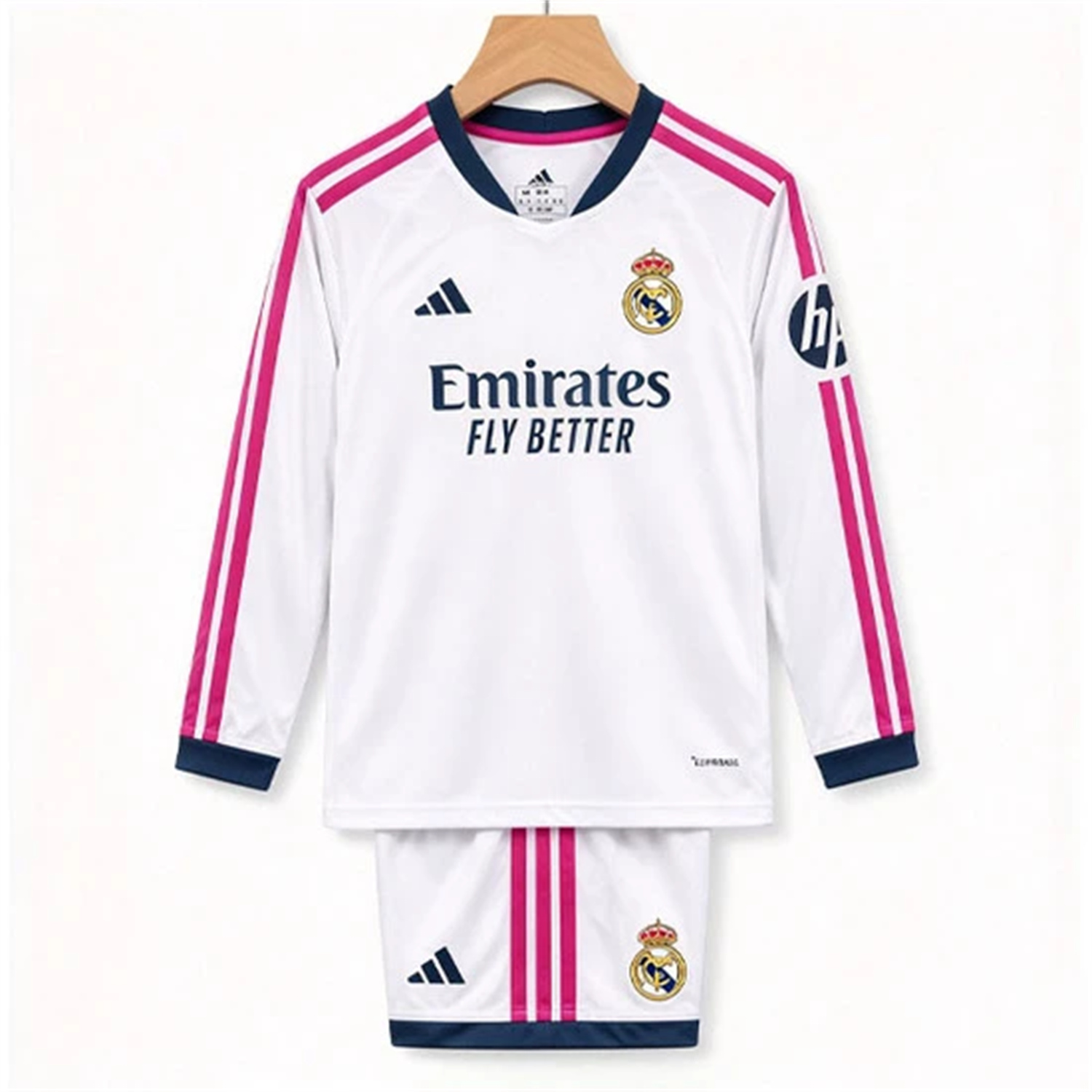 Real Madrid 26-27 Home Long Sleeves Kids Kit - UnitedFutballJersey