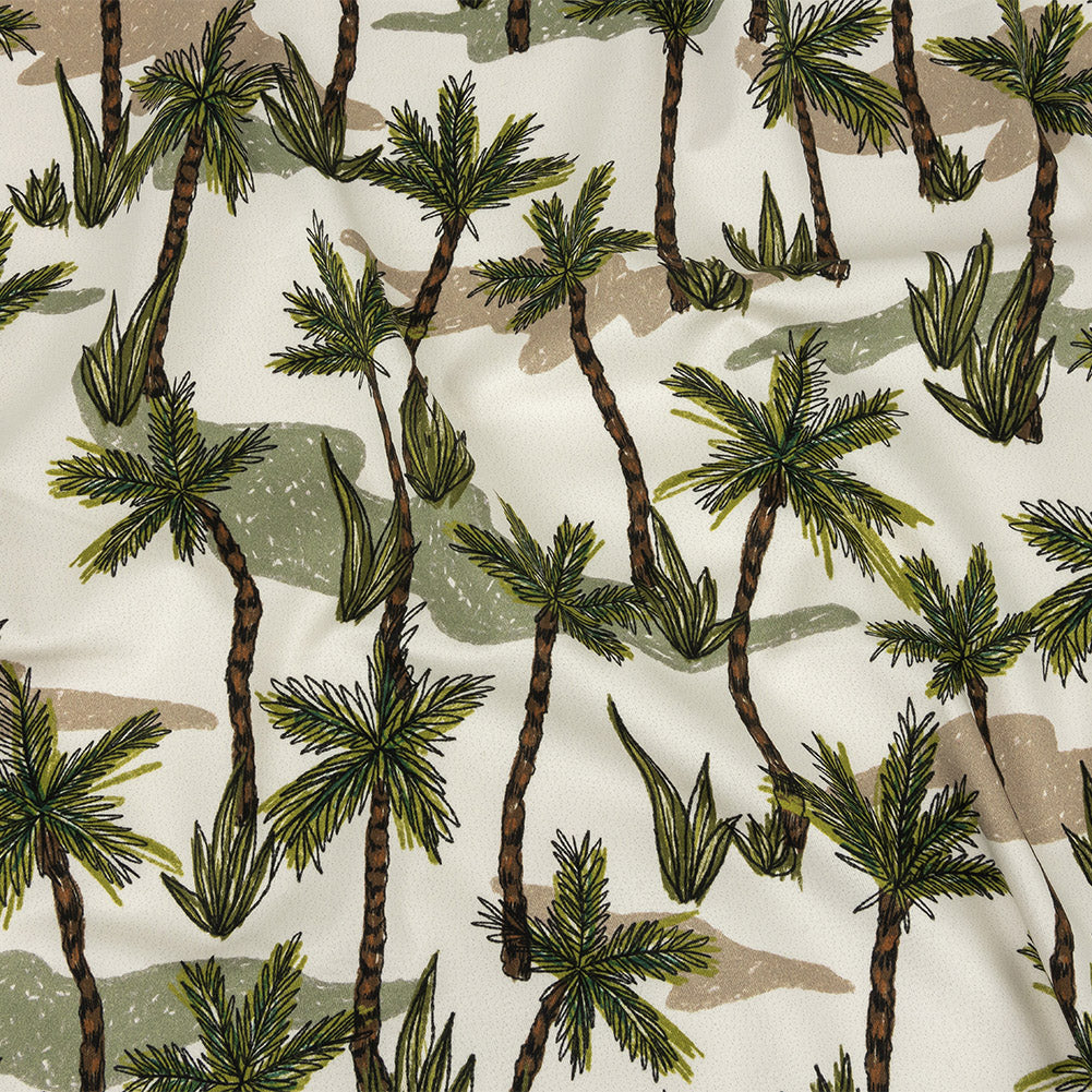 Mood Exclusive Ivory Island Oasis Stretch Cotton Sateen - Joann Fabrics