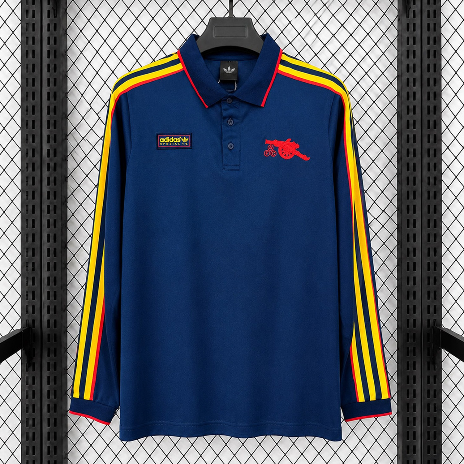 Arsenal 26-27 SPZL Navy Blue Long Sleeves Jersey - Fans Version - UnitedFutballJersey