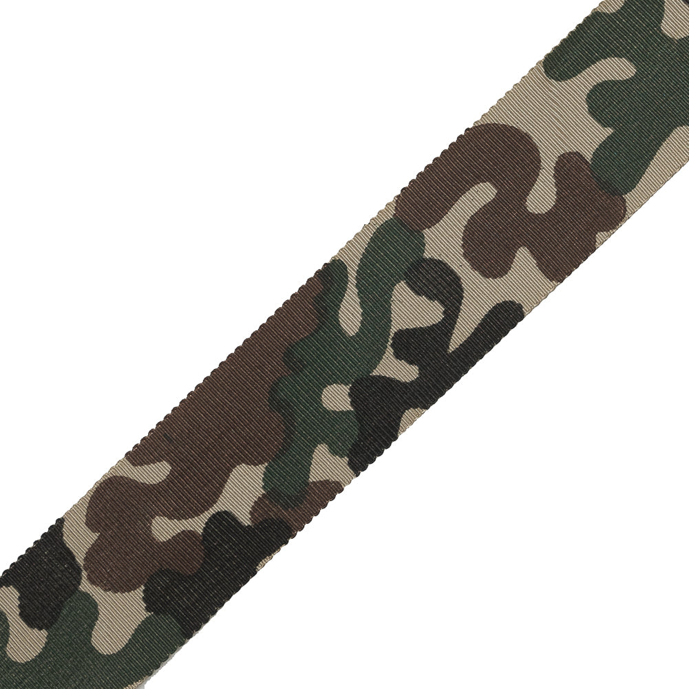 Camouflage Printed Grosgrain Ribbon - 1