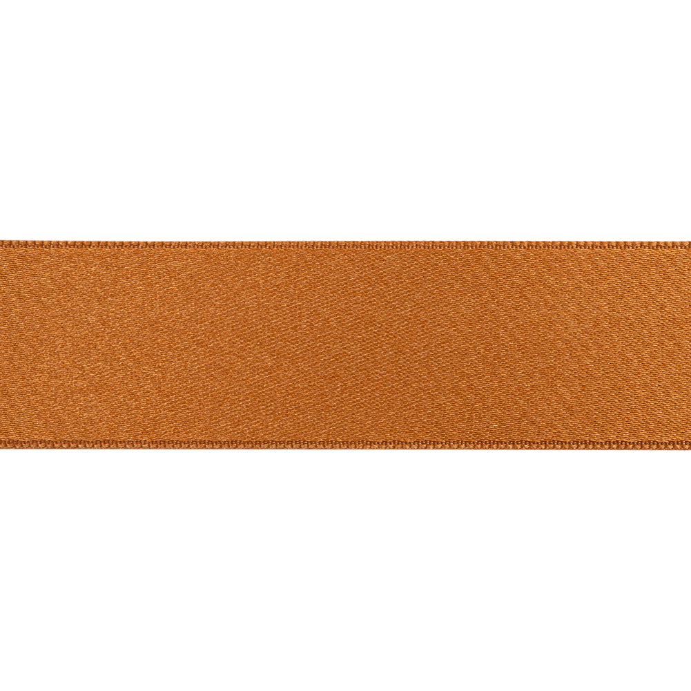 Pumpkin Double Face French Satin Ribbon - 1