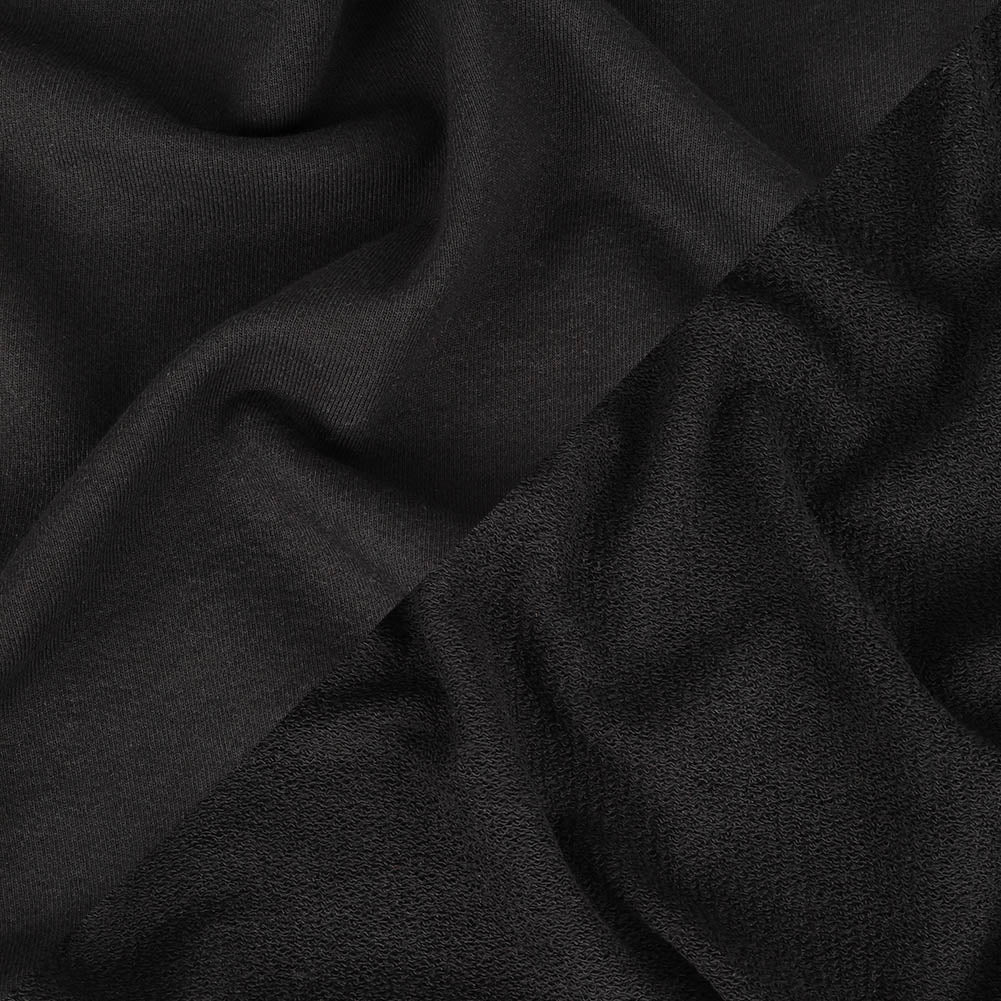 Black Cotton Blend French Terry - Joann Fabrics