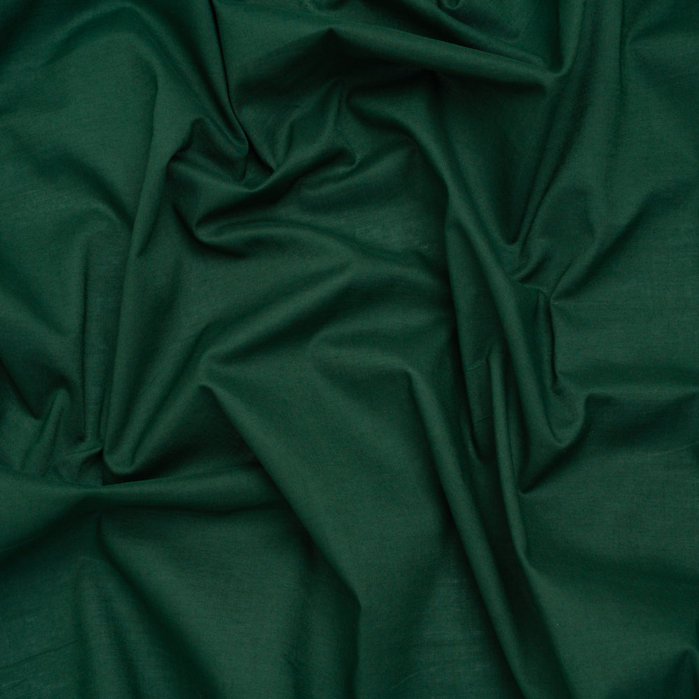 Cotton Voile Lining - Dark Green - Famous Australian Designer Deadstock - Joann Fabrics