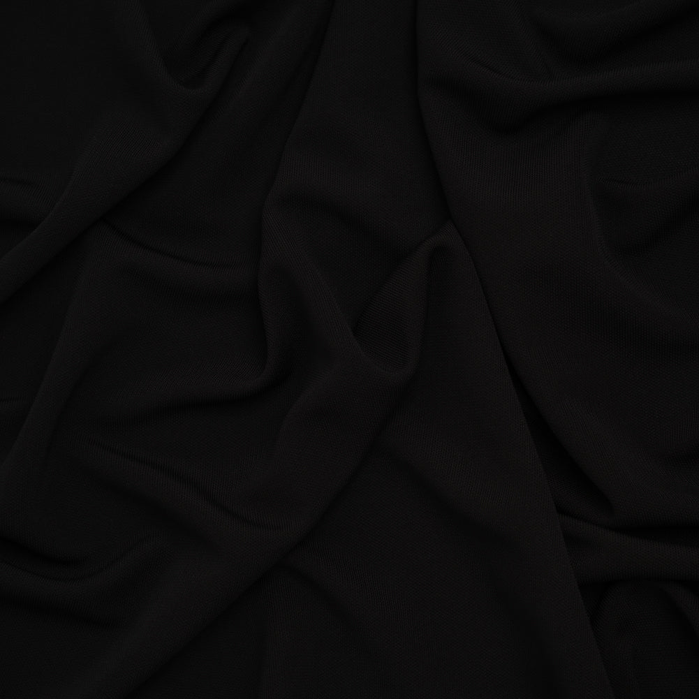 Rayon Interlock Knit - Black - Deadstock - Joann Fabrics