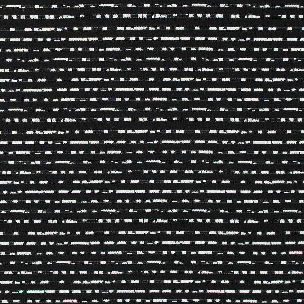 Black/White Striped Cotton Brocade - Joann Fabrics