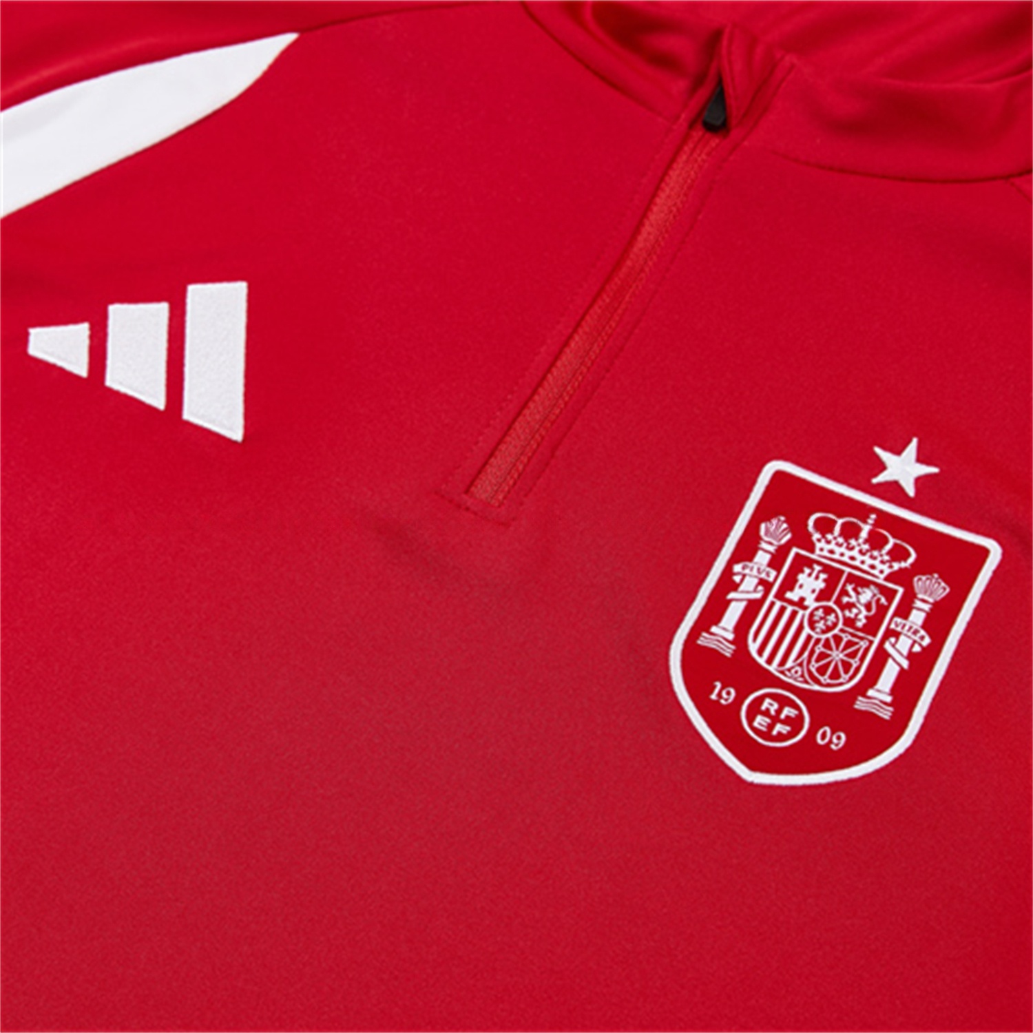 Spain 2026 Long Sleeve Training Set - Red Top & Black Pants - UnitedFutballJersey