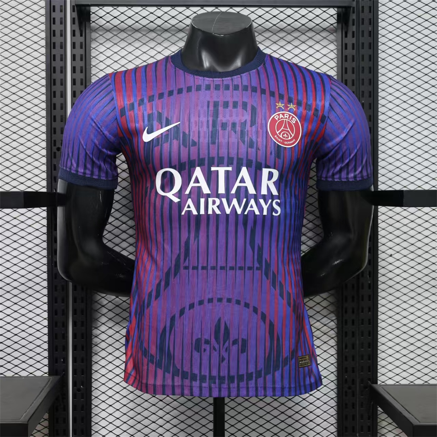 Paris Saint-Germain PSG 26-27 Purple Pre-Match Jersey - Player Version - UnitedFutballJersey