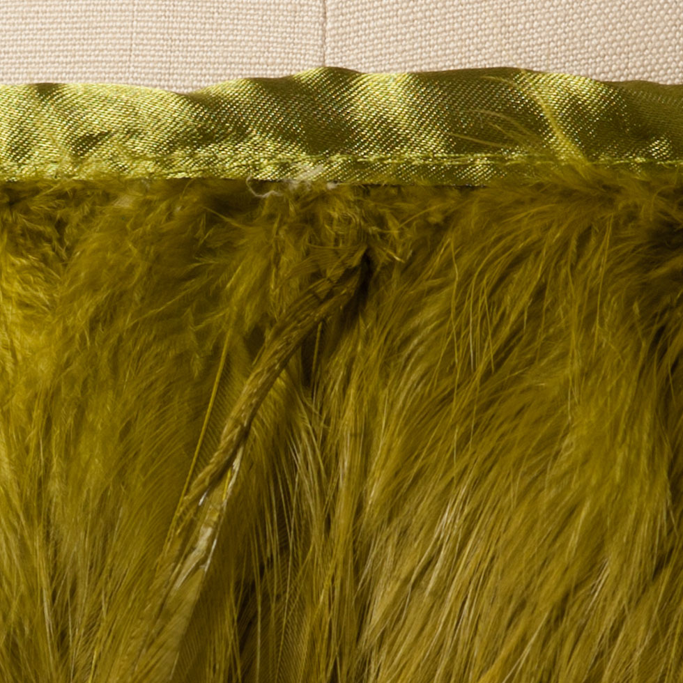 Olive Feather Fringe 3