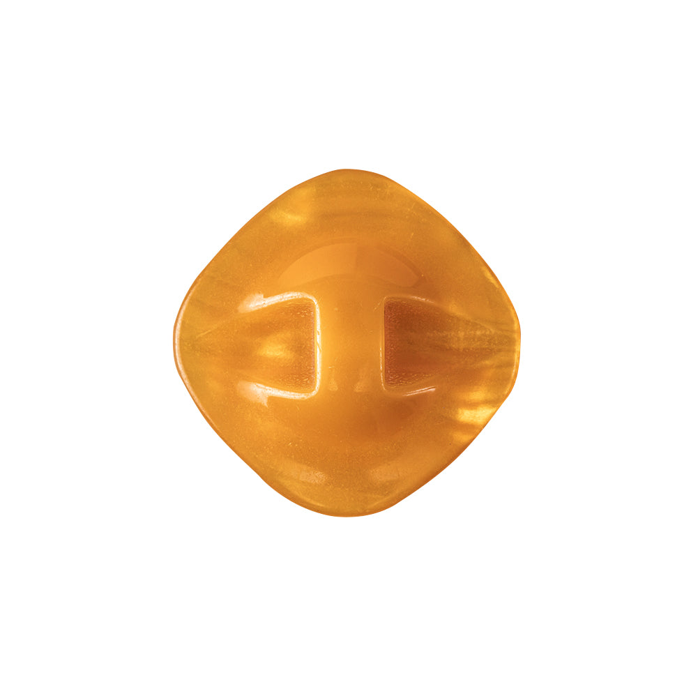 Golden Orange Iridescent Tunnel-Shank Back Button with Needle Channel - 36L/23mm - Joann Fabrics