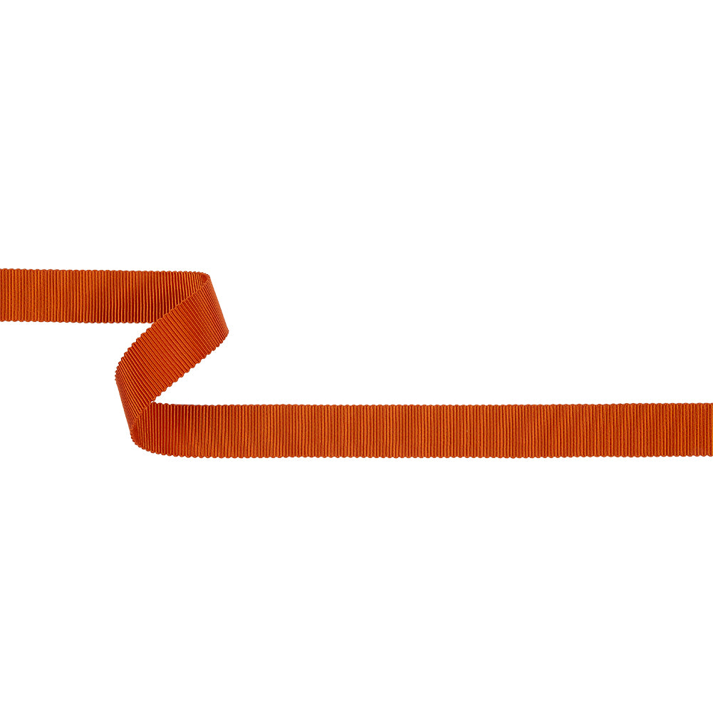 Red Orange Recycled Polyester Petersham Grosgrain Ribbon - 15mm - Joann Fabrics