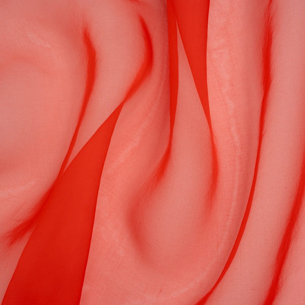 Silk Organza - Tomato Red - Famous Australian Designer Deadstock - Joann Fabrics