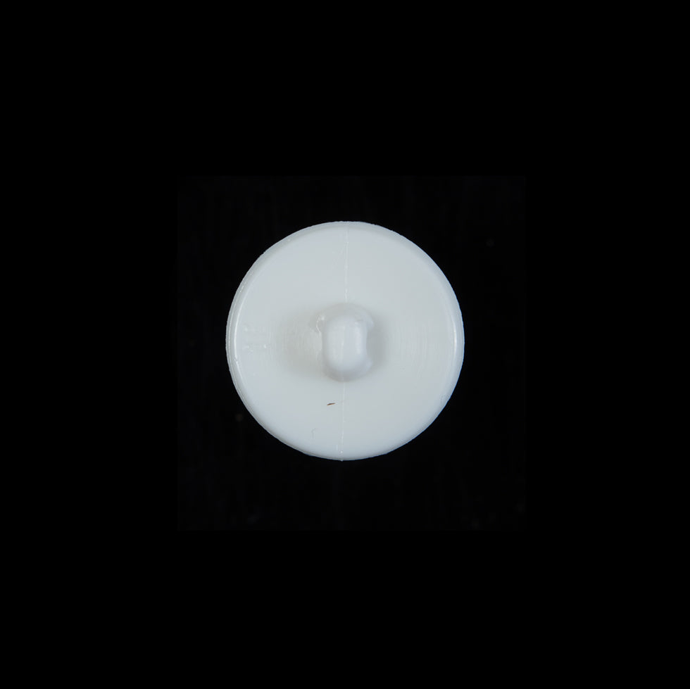 Italian White Beveled Shank Back Button - 20L/12.5mm - Joann Fabrics