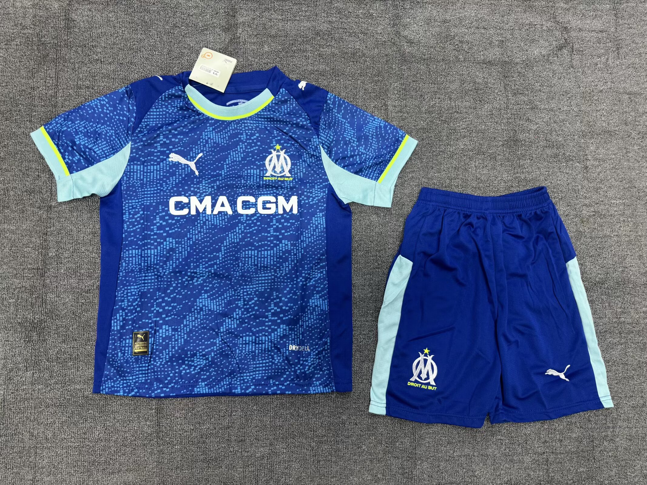 2025/2026 Olympique de Marseille Third Away Football Shirt 1:1 Thai Quality Kids Size
