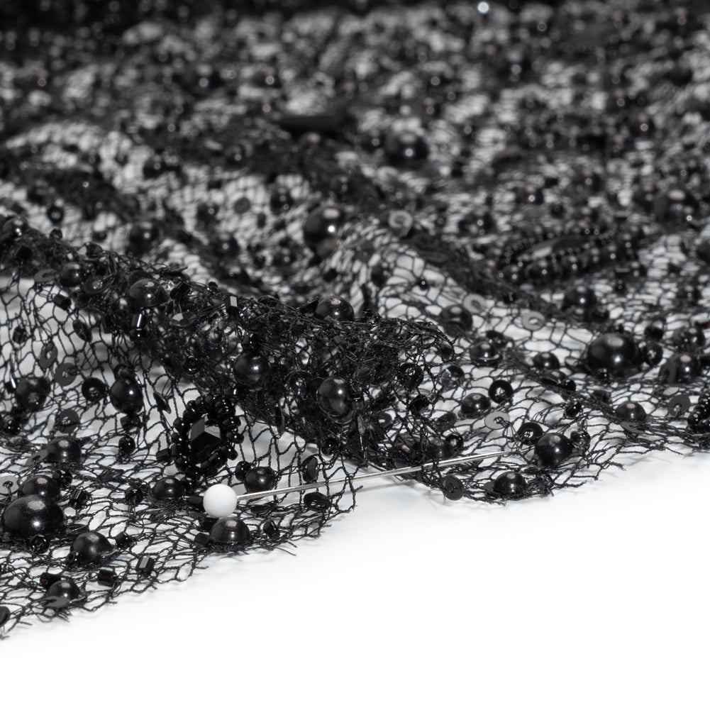 Beaded Novelty Lace - Black Little Charms - Joann Fabrics