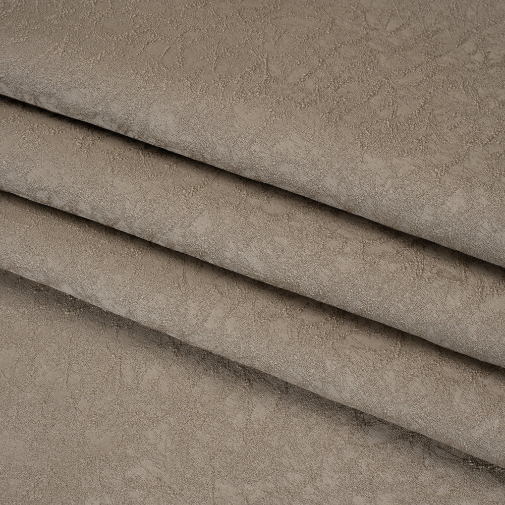 Satin-Faced Jacquard - Taupe Cracked - British Imported) - Joann Fabrics
