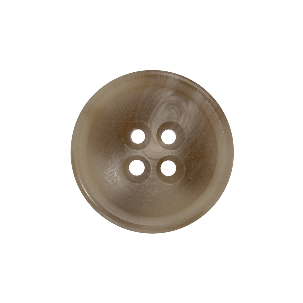 Plastic 4-Hole Button - 36L/23mm - Beige and Taupe Thick Swirls Low Convex - Joann Fabrics