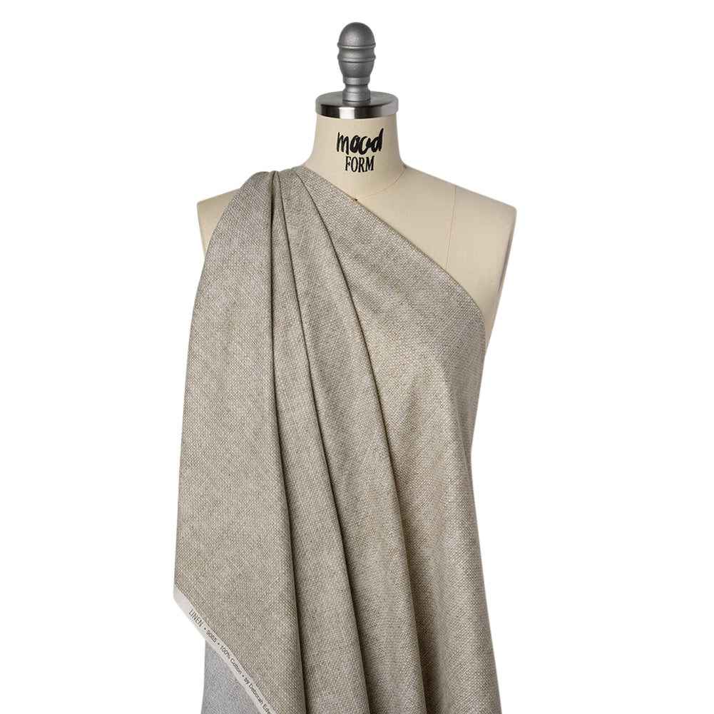 Printed Quilting Cotton by Northcott Studio - Beige Canvas Textured - Linen Basics Collection - Joann Fabrics