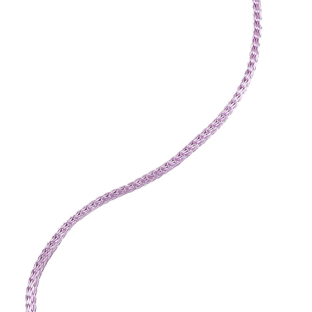 Violet Tulle Luminous Braided Rayon Cord - 0.125