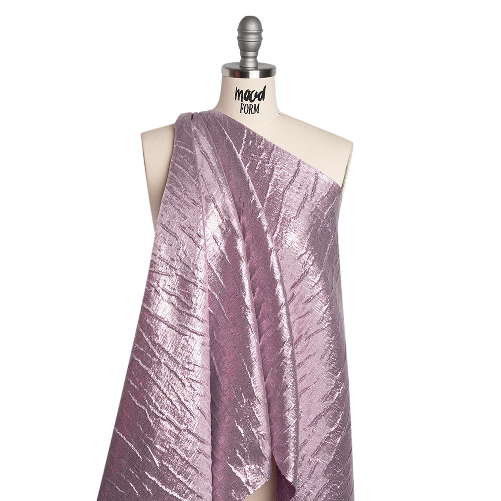Metallic Brocade - Orchid Purple Subtle Wrinkles - Kylie Collection - Joann Fabrics