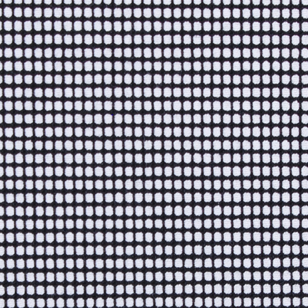 Italian Black Geometric Stretch Cotton Suiting - Joann Fabrics